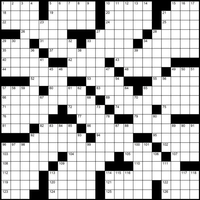Solution to Evan Birnholz’s April 28 crossword, ‘Closing Time’